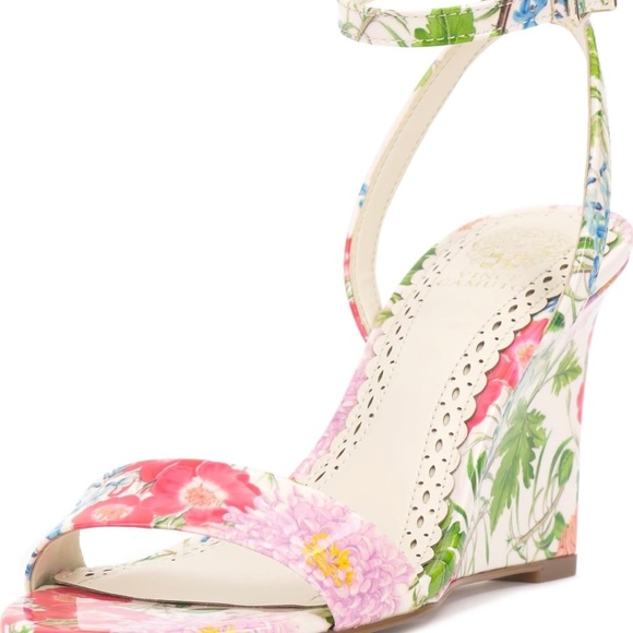 Vince Camuto Florest Garden Wedge Sandal - size 7.5/38 - Picture 9 of 13